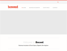 Tablet Screenshot of boxxed.co.uk